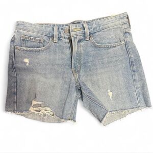 Lucky Brand Blue Distressed Jean Shorts